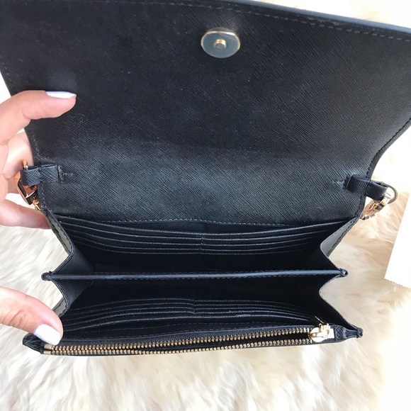 Tory Burch Black ROBINSON CHAIN WALLET - Picture 9 of 9